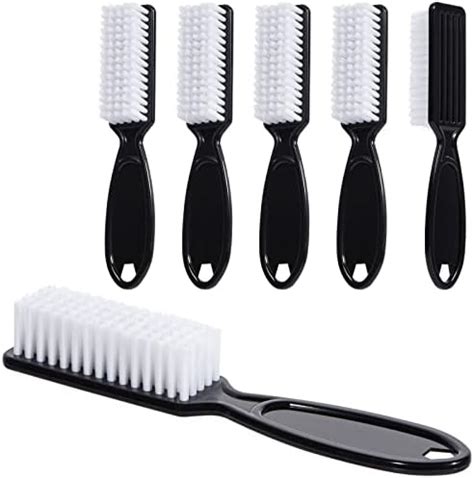 Amazon Black Nail Brush Fingernail Cleaner ZUFUGHJK 6 Pcs