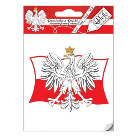 Polish Decal, Polish Eagle on Flag | Polish Pride of MI