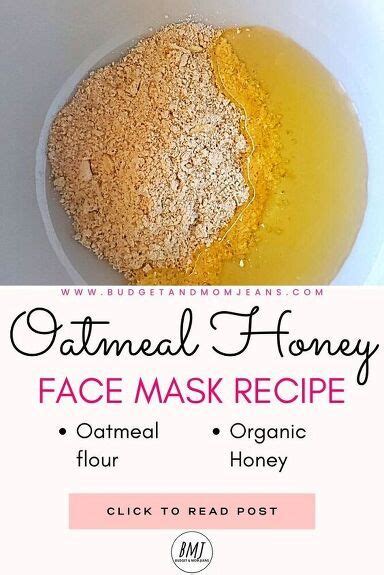 Diy Honey Oatmeal Face Mask