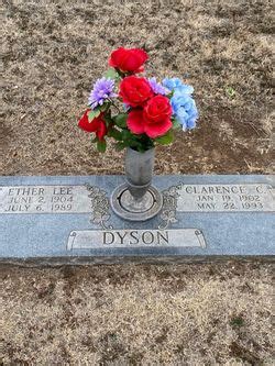 Clarence Cephus Dyson M Morial Find A Grave