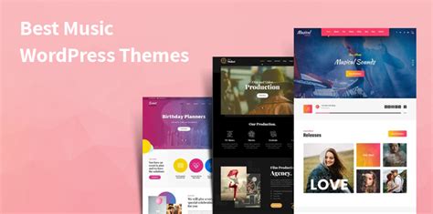 Best Music Wordpress Themes For Bands And Musicians