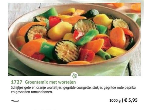 Groentemix Met Wortelen Aanbieding Bij Bofrost Folders Nl