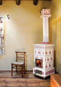 Wood Heating Stove Grand Ovale La Castellamonte Stufe Di Ceramica