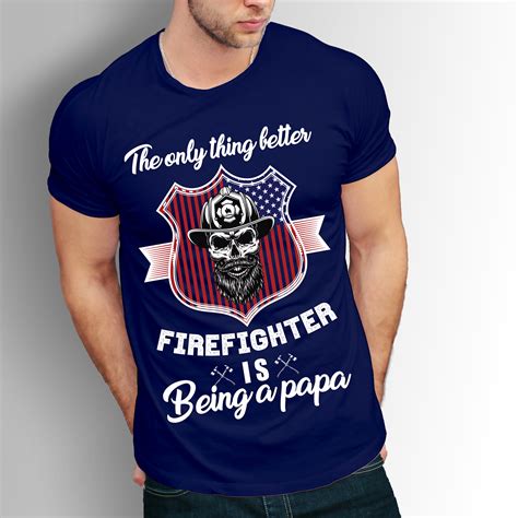 Firefighter T Shirts Design Bundle With Free Mockup On Behance