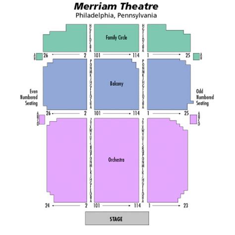 Merriam Theater Seating Chart