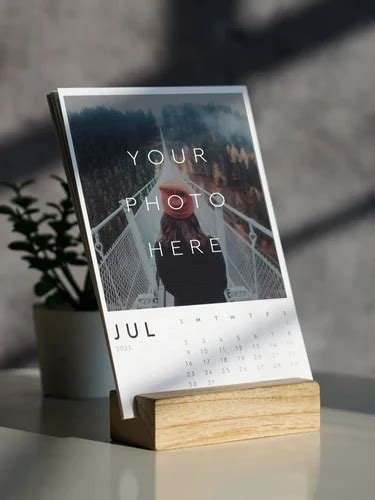 Multicolor Printed Personalized Photo Calendar, For Decoration, Size ...