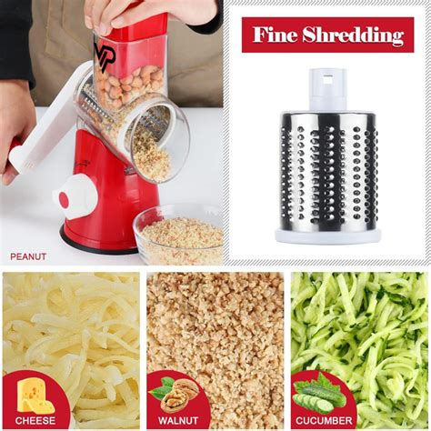 All Style By Patel Rotary Cheese Grater Kitchen Mandoline Vegetable