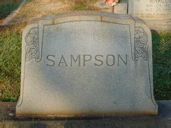 Tela Sampson 1915 1939 Mémorial Find a Grave