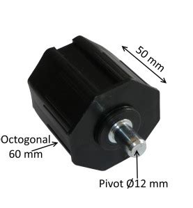 Embout Octogonal Mm Avec Pivot Acier Mm Euromatik