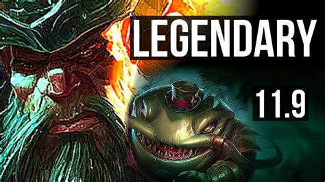 Gangplank Vs Tahm Kench Top M Mastery Legendary Games