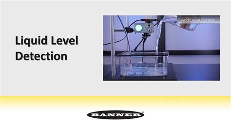 Liquid Level Detection From Banner Engineering YouTube