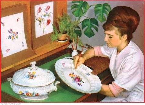 Meissen State Porcelain Manufactory Flower Painter Meissen