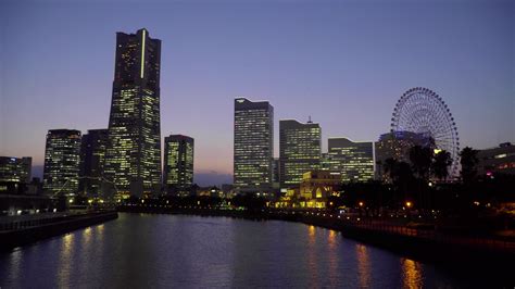 Yokohama City Skyline 1624015 Stock Video at Vecteezy