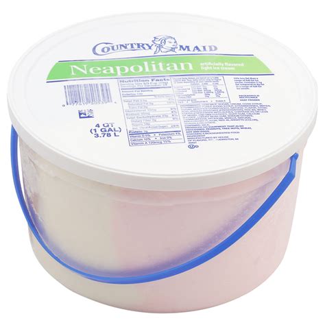 Country Maid Ice Cream Light Neapolitan 4 Qt Delivery Or Pickup