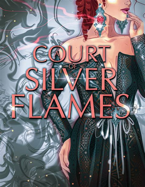 Large Court of Silver Flames SJM Boosleeve Sarah J Maas - Etsy