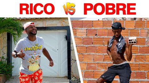 Rico Vs Pobre Youtube