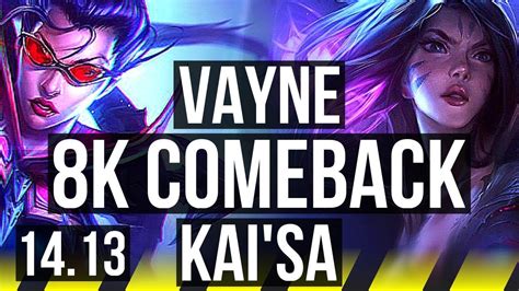 Vayne Rakan Vs Kai Sa Alistar Adc K Comeback Quadra