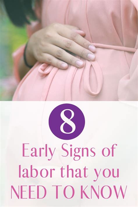 6 early signs of labour approaching a labour nurses guide – Artofit