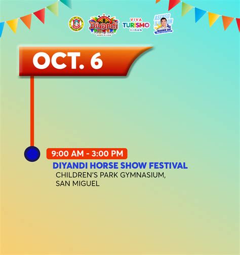 Official Calendar Of Activities For The Diyandi Festival Iligan News