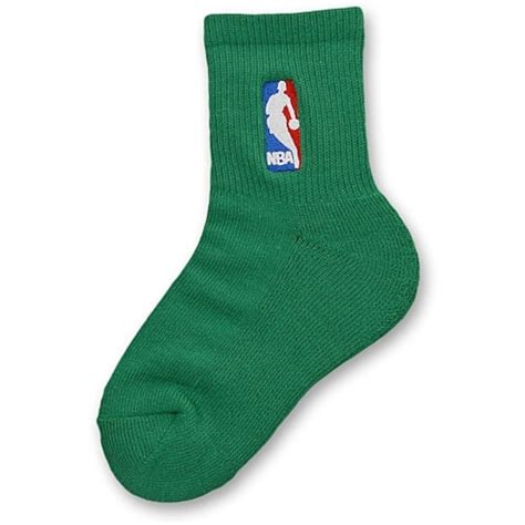 Nba Logo Youth Socks 2 Pack Green Nba Store