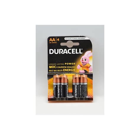 Baterii Alkaline Duracell R6 AA 4buc Set