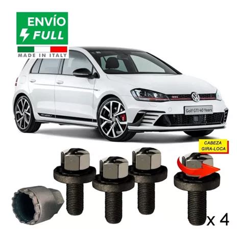 Tuercas De Seguridad Vw Golf R 2 Llaves Envío Gratis Meses sin