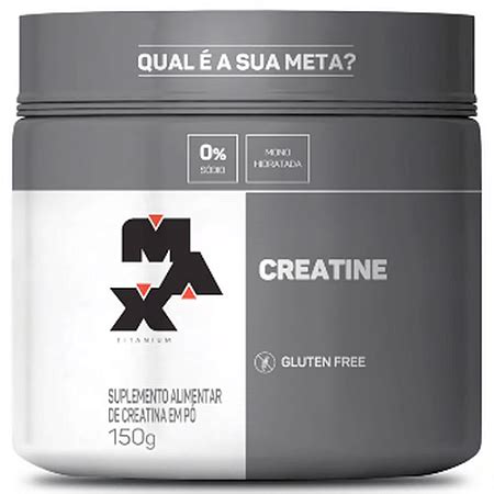 Creatine G Max Titanium Container Do Suplemento Suplementos