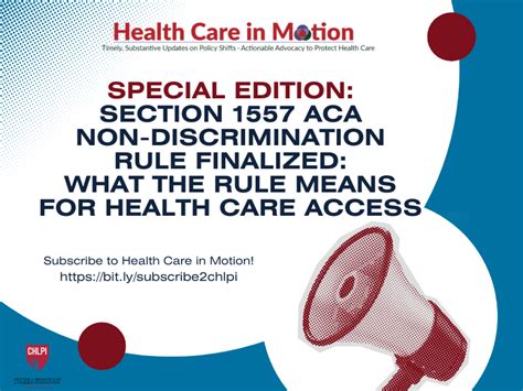 Special Edition Section 1557 ACA Non Discrimination Rule Finalized