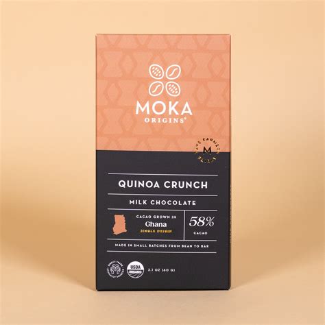 Quinoa Crunch Milk Chocolate – Moka Origins