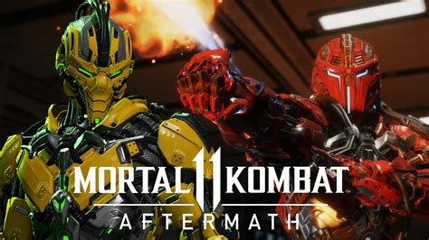 Mortal Kombat 11 All Cyrax And Sektor Character Cutscenes Story Mode