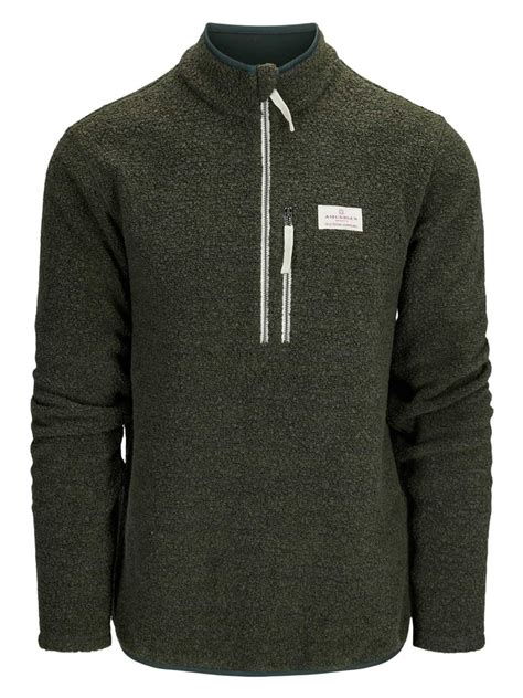 Amundsen Sports Hut Half Zip Mens Msw101 455spruce Green Se Vårt