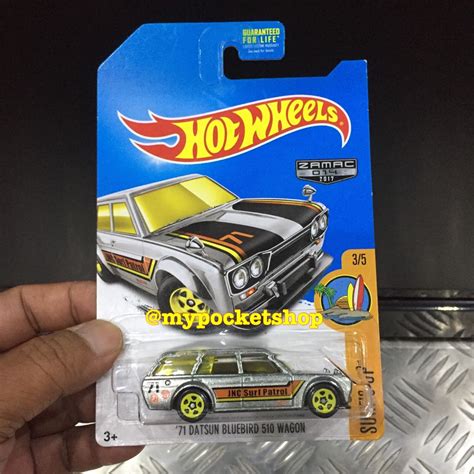 RESERVED Hot Wheels DATSUN BLUEBIRD WAGON Unpainted ZAMAC Hotwheels Surfs