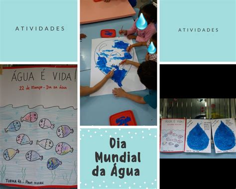 Atividades Para O Dia Mundial Da Gua Educa O Infantil Dia Mundial