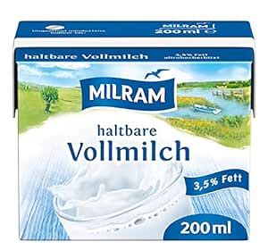 MILRAM H Vollmilch Drink 20er Pack 20 X 200 Ml Amazon De