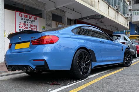 Bmw M F Yas Marina Blue With Vorsteiner V Ff Wheel Wheel Front