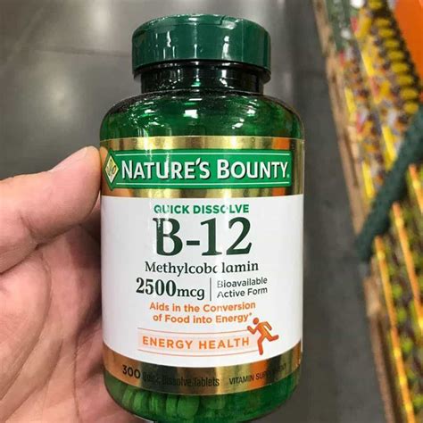 Nature S Bounty B Mcg Quick Dissolve Tablets Exp