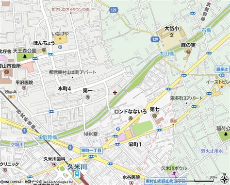 都営東村山本町アパート（東村山市アパート）の住所・地図｜マピオン電話帳