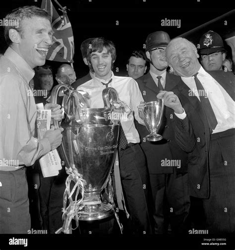 Soccer European Cup Final Manchester United V Benfica Stock Photo