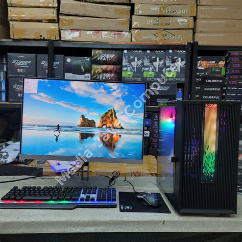 Jual PC Gaming Fullset Core I7 2600 Ram 16GB GTX 750 TI 4GB Monitor LED