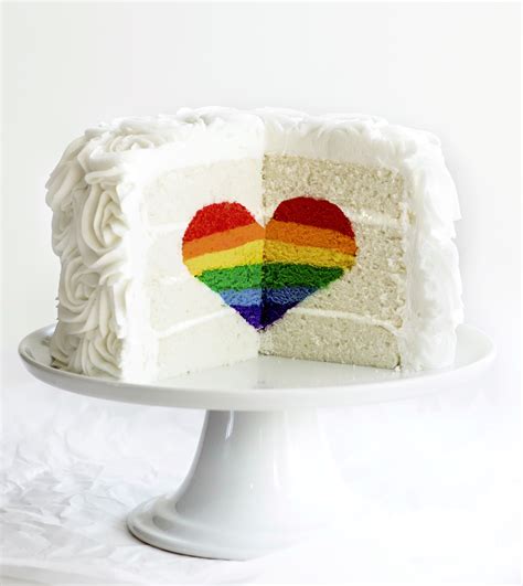 As Melhores Ideias De Rainbow Heart Wedding Cakes No Pinterest