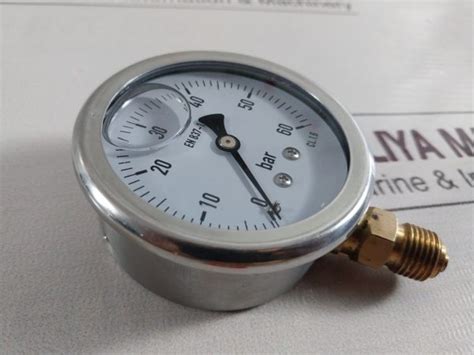 En 837-1 Pressure Gauge 0-60 Bar - Aeliya Marine