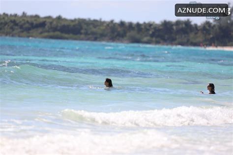 Maren Morris Sexy Shows Off Her Marvelous Body Wearing A Hot Bikini At The Beach In Tulum AZNude