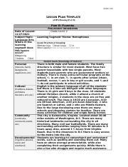 Lesson Plan Sierra Biber Docx Educ Lesson Plan Template Edtpa