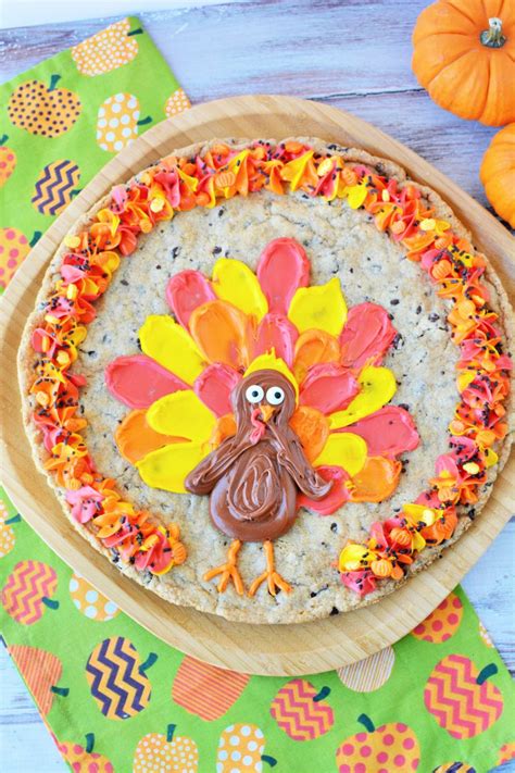 Thanksgiving Giant Cookie Cake Recipe