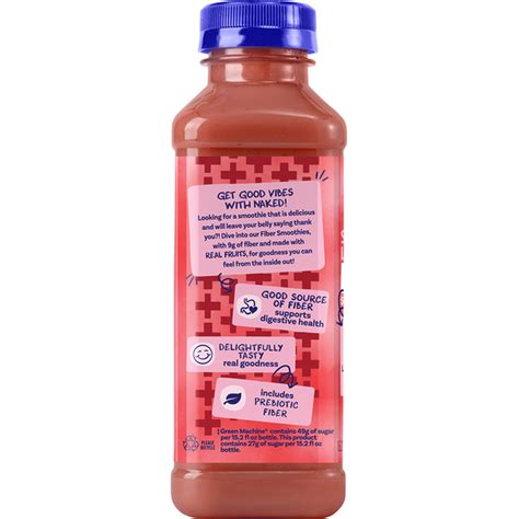 Naked Strawberry Lemon Ginger Fiber Smoothie Fl Oz Delivery Or