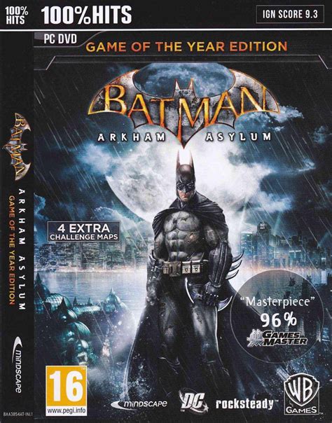 Batman Arkham Asylum Game Of The Year Edition PC Pris