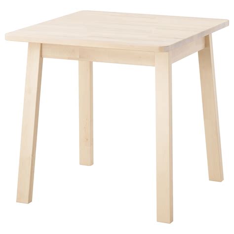 NorrÅker Table Birch 74x74 Cm Ikea Belgium