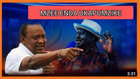 Former President Uhuru Kenyatta Tells Raila Odinga To Retire From