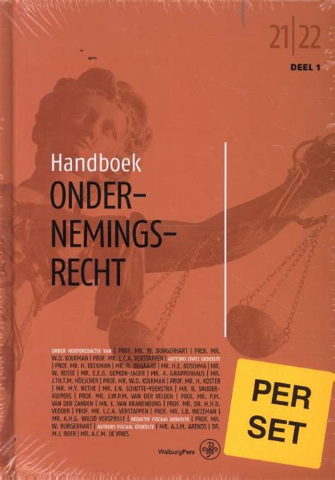 Handboek Ondernemingsrecht 2021 2022 Set 9789462496774 Tweedehands