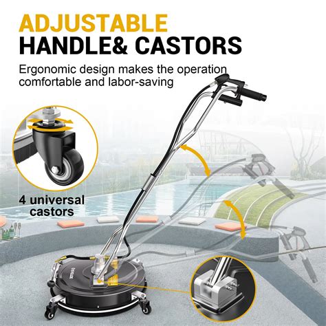 Eveage Inch Water Recovery Surface Cleaner Pressure Washer Black